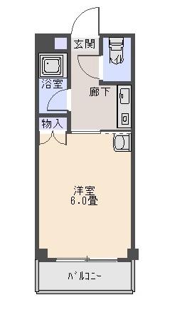 　洋室の洗面台は撤去済み